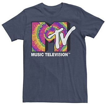 Men's MTV Bright Tie Dye Print Logo Graphic Tee