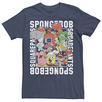 Men's SpongeBob SquarePants Boxed Group Graphic Tee