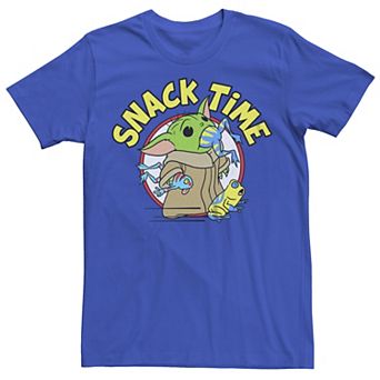 Men's The Mandalorian The Child Snack Time Graphic Tee