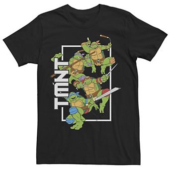 Men's Teenage Mutant Ninja Turtles Team Action Graphic Tee