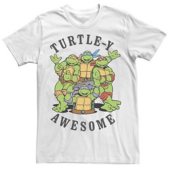 Men's Teenage Mutant Ninja Turtles Turtle-Y Awesome Poster Graphic Tee