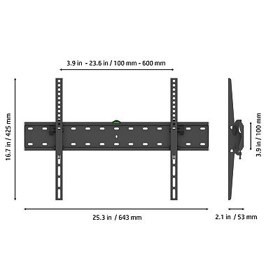 ProMounts Tilt TV Wall Mount for TVs 37" - 85" Up to 88 lbs