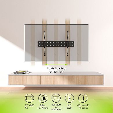 ProMounts Tilt TV Wall Mount for TVs 37" - 85" Up to 88 lbs