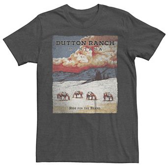 Men's Yellowstone Dutton Ranch Ride For The Brand Graphic Tee