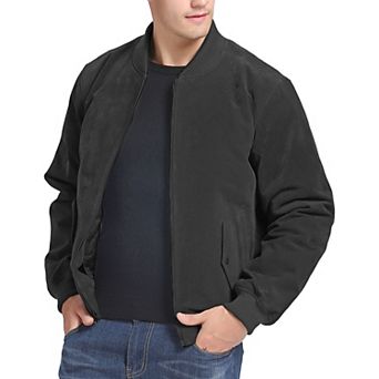Men's Bgsd Urban Leather Bomber Jacket