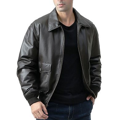 Men's Landing Leathers G-2 Leather Flight Bomber Jacket