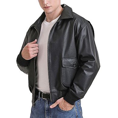 Men's Landing Leathers G-2 Leather Flight Bomber Jacket