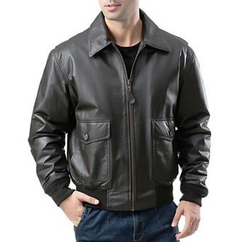Men's Landing Leathers G-2 Leather Flight Bomber Jacket