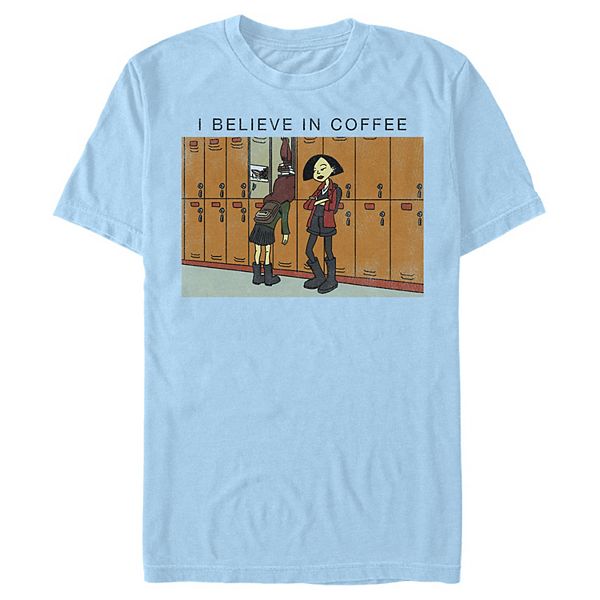 Men's Daria I Believe In Coffee Graphic Tee