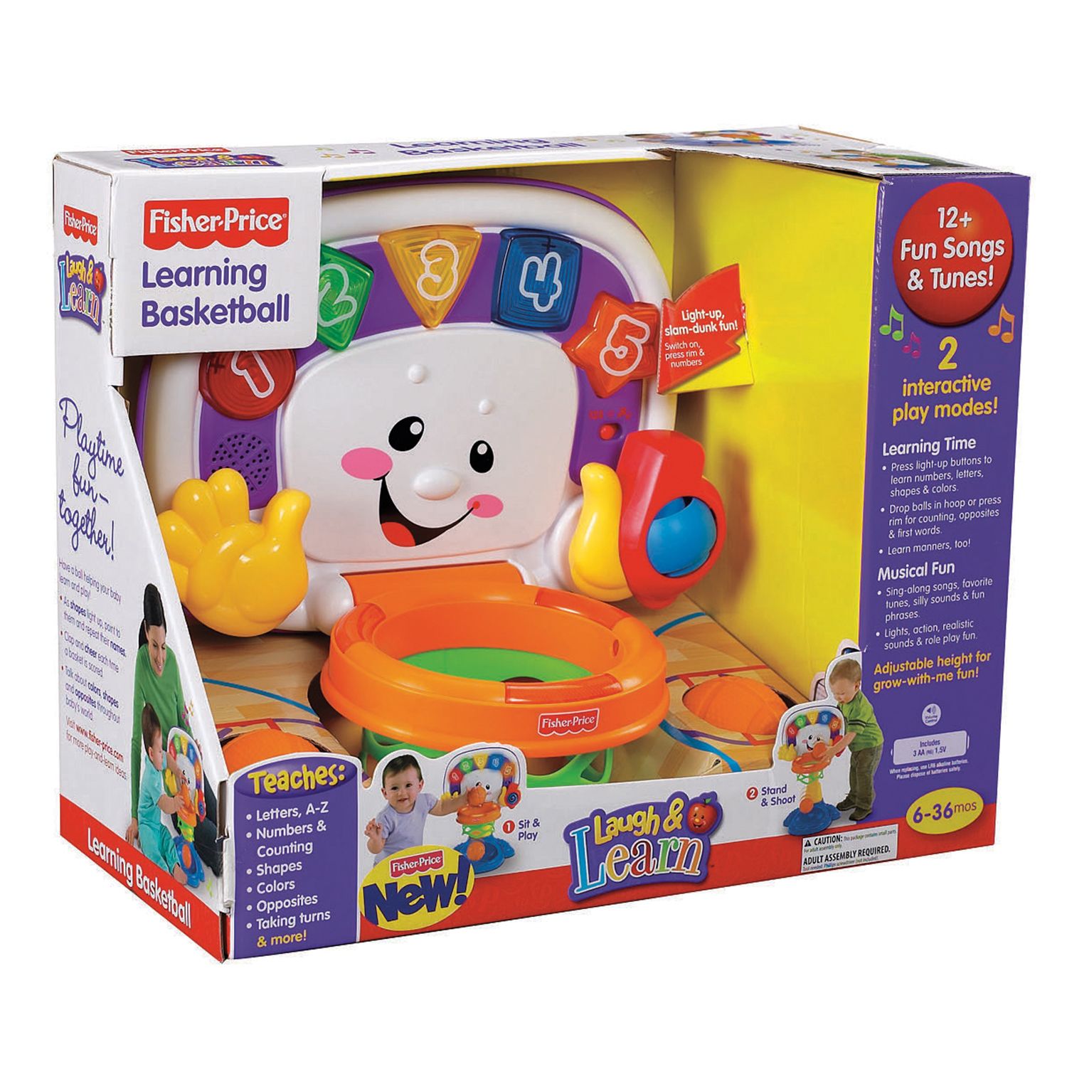fisher price laugh and learn basketball hoop