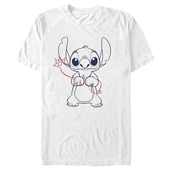 Disney's Lilo & Stitch Sketch Stitch Men's Graphic Tee