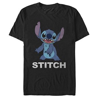 Disney's Lilo & Stitch Happy Stitch Men's Graphic Tee