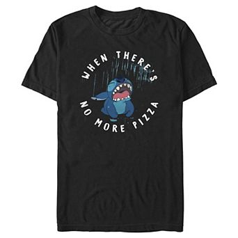 Disney's Lilo & Stitch When There's No More Pizza Men's Graphic Tee