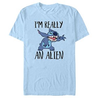 Disney's Lilo & Stitch I'm Really An Alien Men's Graphic Tee