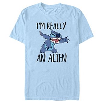 Disney's Lilo & Stitch I'm Really An Alien Men's Graphic Tee