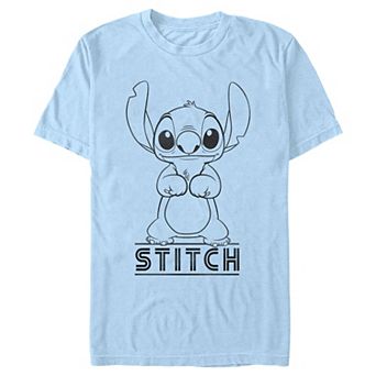 Disney's Lilo & Stitch Cute Stand Stitch Men's Graphic Tee