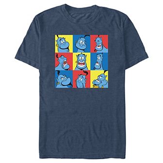 Disney's Aladdin Genie Faces Men's Graphic Tee