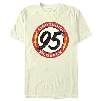 Disney / Pixar's Cars Lightning McQueen 95 Stamp Men's Graphic Tee