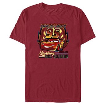 Disney / Pixar's Cars Lightning McQueen Race To Win Men's Graphic Tee