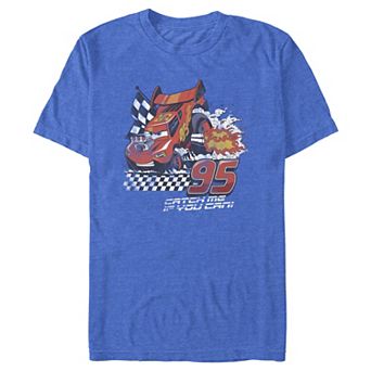 Disney / Pixar's Cars Lightning McQueen Catch Me If You Can Men's Graphic Tee