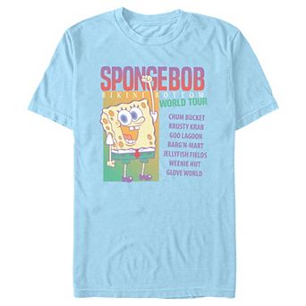 Men's SpongeBob SquarePants Bikini Bottom World Tour Graphic Tee