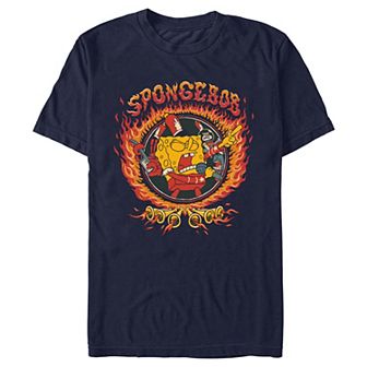 Men's SpongeBob SquarePants Fire Ring Graphic Tee