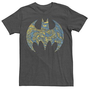 Men's Batman Water Print Logo Graphic Tee