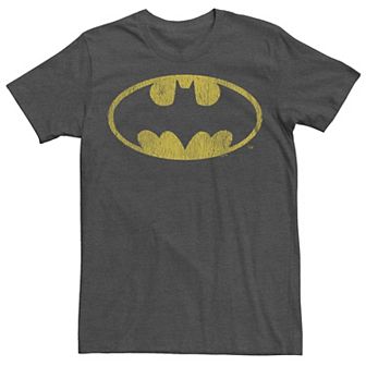 Men's Batman Distressed Style Logo Graphic Tee