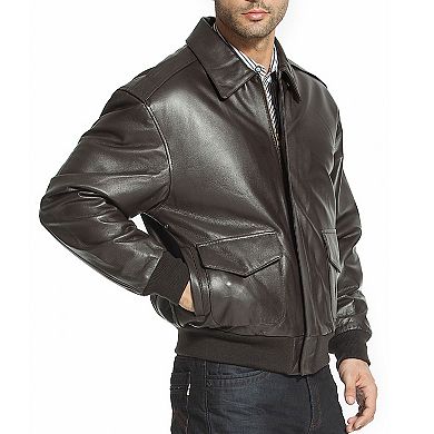 Men's Landing Leathers A-2 Leather Flight Bomber Jacket