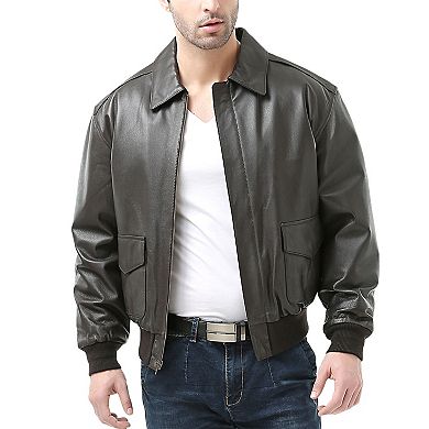 Men's Landing Leathers A-2 Leather Flight Bomber Jacket