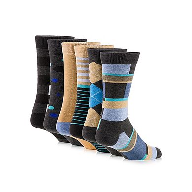 Classy Colorful Dress Socks 6 Pack