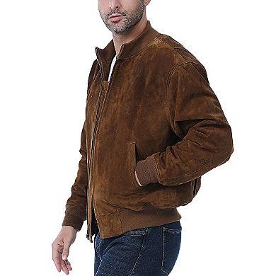 Men's Landing Leathers Wwii Suede Leather Tanker Jacket