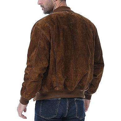 Men's Landing Leathers Wwii Suede Leather Tanker Jacket