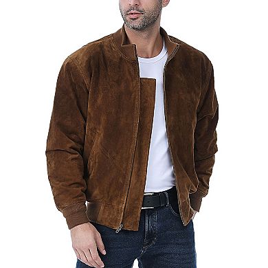 Men's Landing Leathers Wwii Suede Leather Tanker Jacket