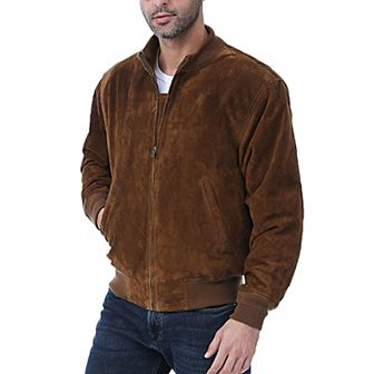 Men's Landing Leathers Wwii Suede Leather Tanker Jacket