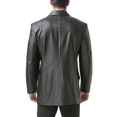Men's Bgsd Liam Leather Blazer Jacket