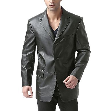 Men's Bgsd Liam Leather Blazer Jacket