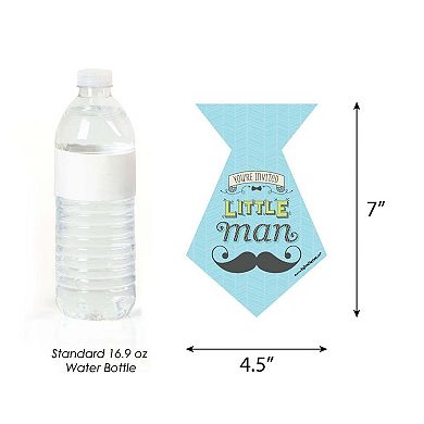 Big Dot Of Happiness Dashing Little Man Mustache Party Shaped Fill-in ...