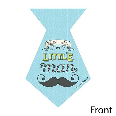 Big Dot Of Happiness Dashing Little Man Mustache Party Shaped Fill-in ...
