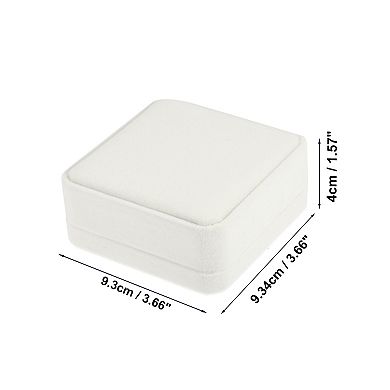 Luxury Bangle Box Jewelry Display Box For Engagement Disposal Decorative Box Suede