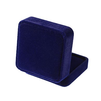 Luxury Necklace Pendant Box Jewelry Display Box For Engagement Disposal Decorative Box Suede