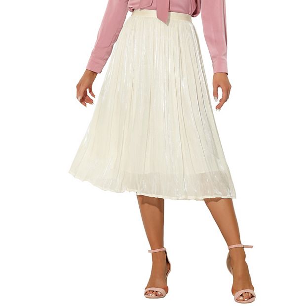 【新品タグ付】Side accordion line pleated skirt Amazon.com: SANGTREE Women Long Pleated Skirt, High Waisted