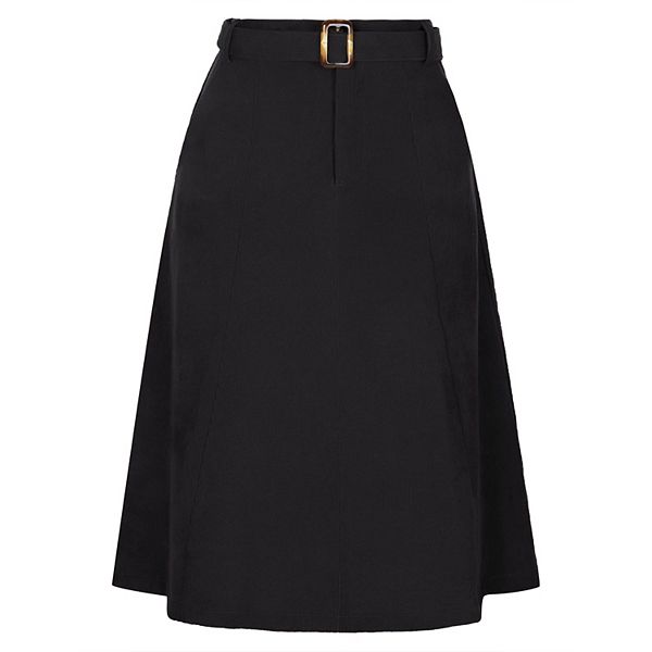 High Waist A-Line Corduroy Skirts main image 1