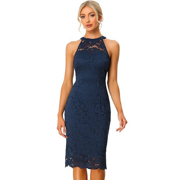 black lace nap dress Cap Sleeve Lace Cocktail Dress With Feather Trim In Black Nude main image 0