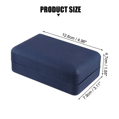 Multiple Ring Box Jewelry Storage Display Stand Ring Organizer Case Pu Leather Box For Wedding