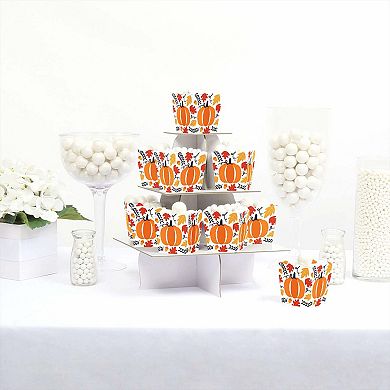 Big Dot Of Happiness Fall Pumpkin - Mini Favor Boxes - Party Treat Candy Boxes - 12 Ct