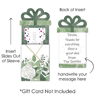 gift card sleeves 