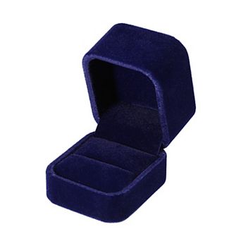 Luxury Ring Box Jewelry Display Box For Engagement Disposal Decorative Box Suede