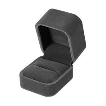 Luxury Ring Box Jewelry Display Box For Engagement Disposal Decorative Box Suede