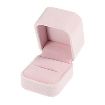 Luxury Ring Box Jewelry Display Box For Engagement Disposal Decorative Box Suede